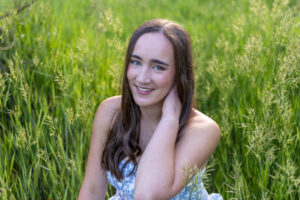 Littleton high school senior photographer Colorado Heritage fence fencer girl Lair O' the Bear sunset water river photography college bound pre-med smart student