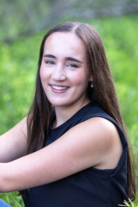 Littleton high school senior photographer Colorado Heritage fence fencer girl Lair O' the Bear sunset water river photography college bound pre-med smart student
