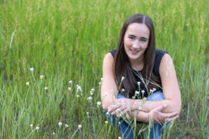 Littleton high school senior photographer Colorado Heritage fence fencer girl Lair O' the Bear sunset water river photography college bound pre-med smart student