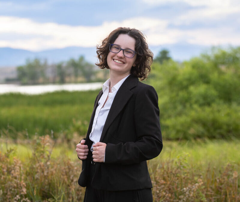 Audrey Claire’s senior photo session at Harriman Lake