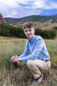 Littleton high school senior photographer teenager cross country Colorado South Valley red rocks photography sunset foothills