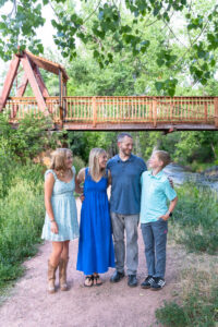 Littleton high school senior photographer Heritage Class of 2026 Colorado photography nature sunset swimmer violin family little brother Morrison