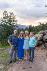 Littleton high school senior photographer Heritage Class of 2026 Colorado photography nature sunset swimmer violin summer family mountain view Mt. Falcon