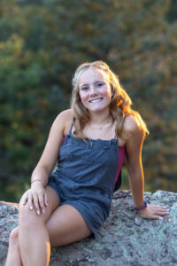 Littleton high school senior photographer Heritage Class of 2026 Colorado photography nature sunset swimmer violin Mt. Falcon
