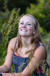 Littleton high school senior photographer Heritage Class of 2026 Colorado photography nature sunset swimmer violin Mt. Falcon girl mountain views