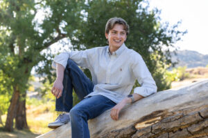 Littleton high school senior photographer Morrison Park Chatfield biker skier photography sunset river water Texas teen teenager boy class of 2026