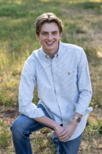 Littleton high school senior photographer Morrison Park Chatfield biker skier photography sunset river water Texas teen teenager boy class of 2026
