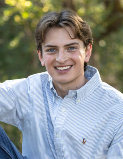 Littleton high school senior photographer Morrison Park Chatfield biker skier photography sunset river water Texas teen teenager boy class of 2026