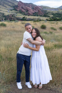 Littleton high school senior photographer Colorado Arapahoe photography sunset red rocks teen teenager family brother siblings red rocks