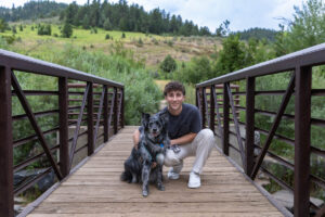 Littleton high school senior photographer Colorado Morrison photography Lair O' the Bear Park nature viola urban dog river water
