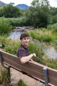 Littleton high school senior photographer Colorado Morrison photography Lair O' the Bear Park nature viola urban river water