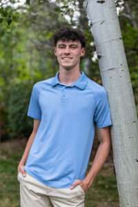 Littleton high school senior photographer photography Colorado Cherry Creek class of 2026 baseball player house home dogs family parents son