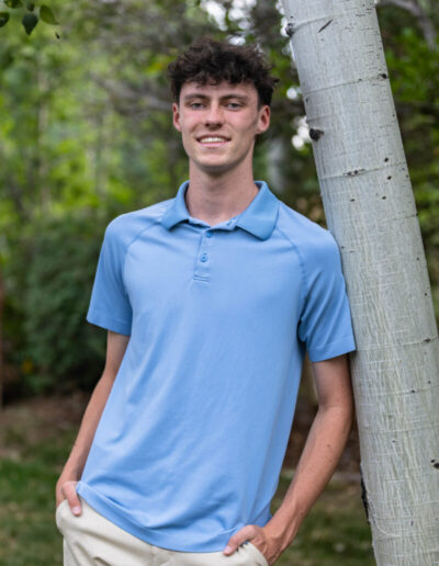 Littleton high school senior photographer photography Colorado Cherry Creek class of 2026 baseball player house home dogs family parents son