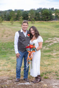 Littleton wedding photographer Journey church couples photography Colorado bride and groom married marriage family flowers bouquet 