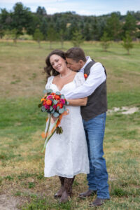 Littleton wedding photographer Journey church couples photography Colorado bride and groom married marriage family flowers bouquet 