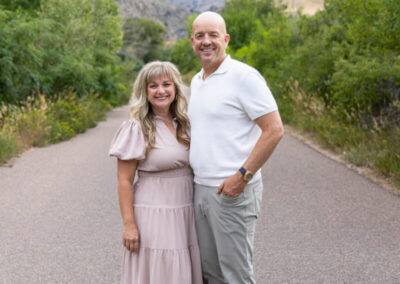 Littleton family photographer Morrison Colorado foothills photography sunset kids grandson grandchild grandparents Utah California Arizona mission trip Mormon mother father children