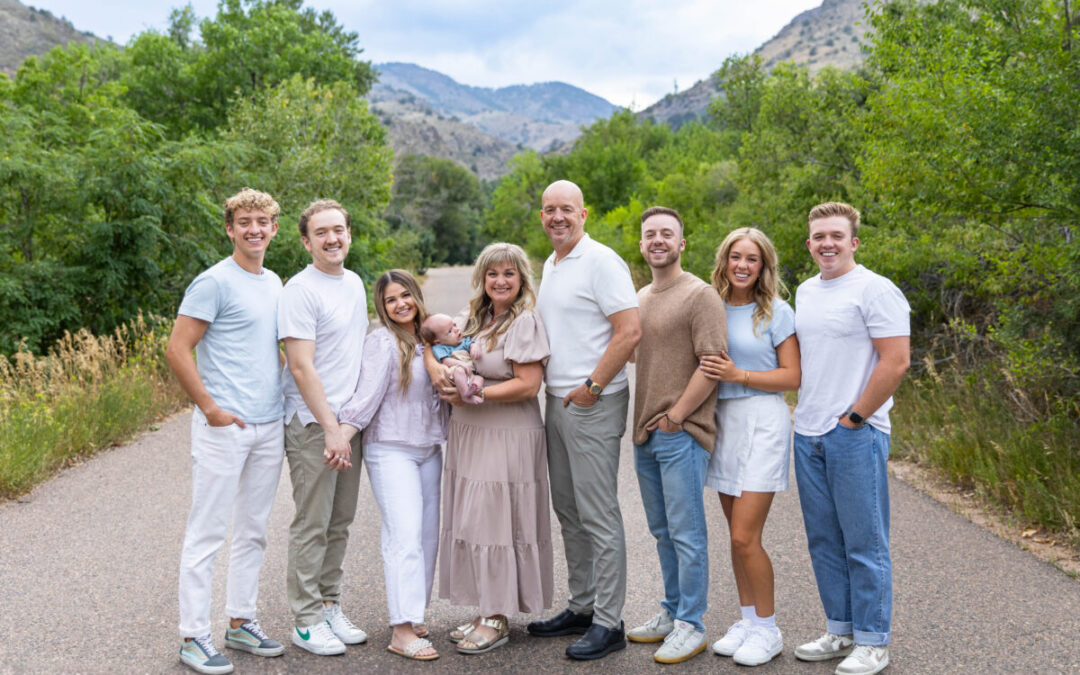 The {D} family photos at Morrison Park by Littleton photographer