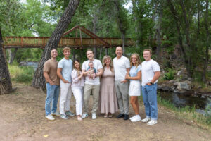 Littleton family photographer Morrison Colorado foothills photography sunset kids grandson grandchild grandparents Utah California Arizona mission trip Mormon mother father children