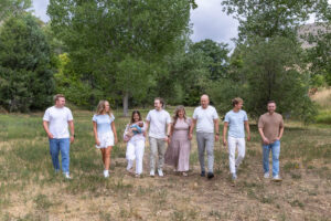 Littleton family photographer Morrison Colorado foothills photography sunset kids grandson grandchild grandparents Utah California Arizona mission trip Mormon mother father children