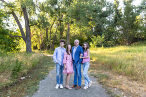 Littleton high school senior and family photographer Colorado photography Fly'N B park Highlands Ranch Mansion water flowers class of 2026 Arapahoe teacher brother sister mother father summer dress vibe