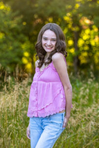 Littleton high school senior and family photographer Colorado photography Fly'N B park Highlands Ranch Mansion water flowers class of 2026 Arapahoe teacher brother sister mother father summer dress vibe