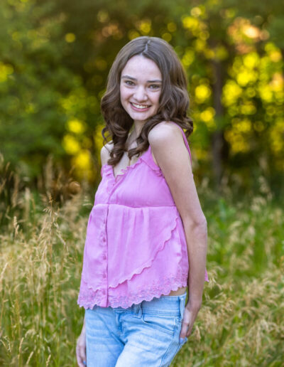Littleton high school senior and family photographer Colorado photography Fly'N B park Highlands Ranch Mansion water flowers class of 2026 Arapahoe teacher brother sister mother father summer dress vibe