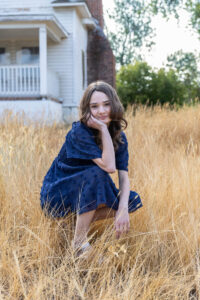 Littleton high school senior and family photographer Colorado photography Fly'N B park Highlands Ranch Mansion water flowers class of 2026 Arapahoe teacher brother sister mother father summer dress vibe teens