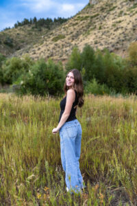 Littleton high school senior photographer Colorado Lair O' the Bear Park Morrison photography sunset teen teenager Highlands Ranch summer class of 2026