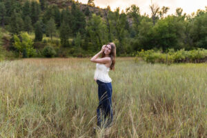 Littleton high school senior photographer Colorado Lair O' the Bear Park Morrison photography sunset teen teenager Highlands Ranch summer class of 2026
