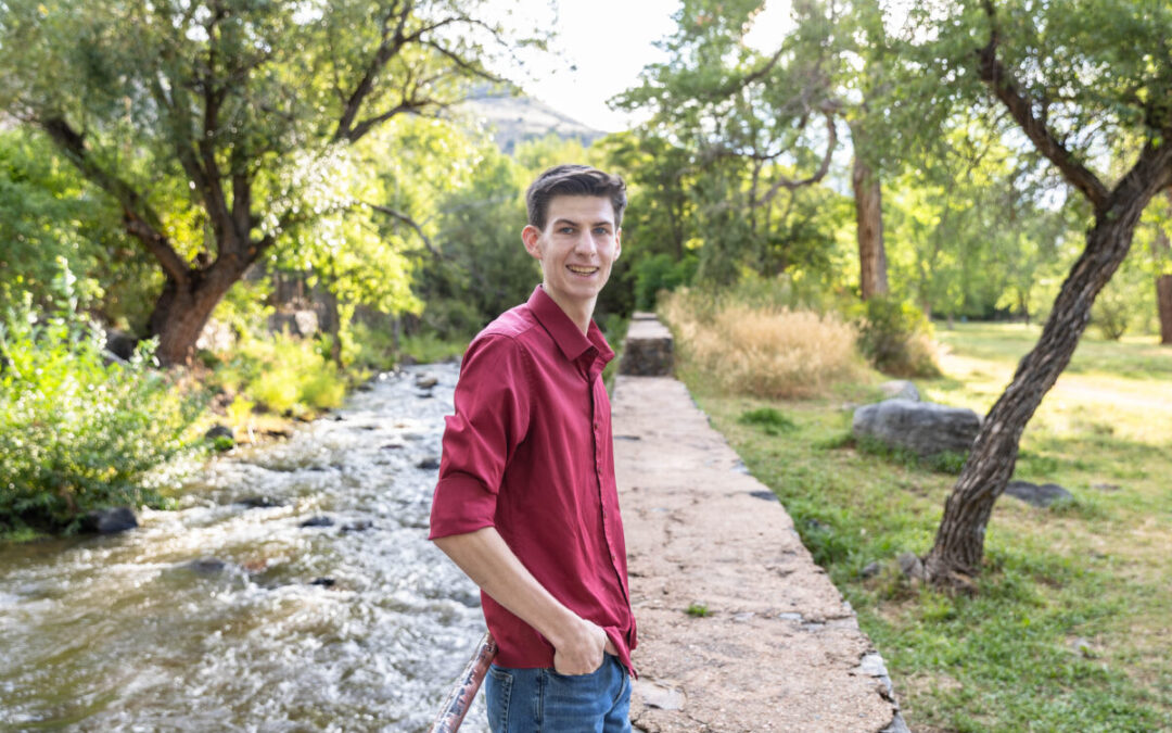 Aidan’s senior and family photo session by Littleton photographer