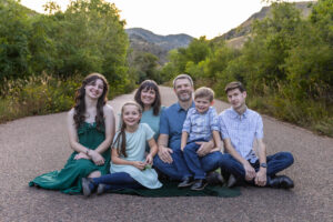 Littleton high school senior photographer Colorado Chatfield cross country Morrison photography water river bridge engineering family sister brother dog sunset