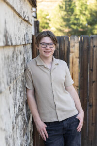 Littleton high school senior photographer Colorado teen teenager Morrison photography urban nature theater actor river water bridge Dakota Ridge