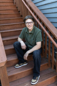 Littleton high school senior photographer Colorado teen teenager Morrison photography urban nature theater actor river water bridge Dakota Ridge