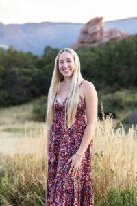 Littleton family photographer South Valley Colorado red rocks photography sunset older children mother father daughter son birthday visit