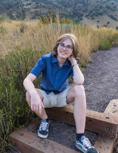 Littleton high school senior photographer drumline drummer Mt. Falcon Morrison Colorado Mullen photography
