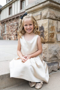 Littleton family photographer Highlands Ranch Mansion Colorado sisters mother father daughters girls fancy dresses photography flowers