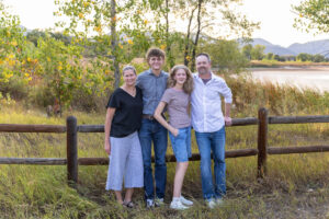 Littleton high school senior photographer Colorado Harriman Lake Dakota Ridge foothills sunset rugby photography sister mother father family