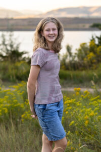 Littleton high school senior photographer Colorado Harriman Lake Dakota Ridge foothills sunset rugby photography sister mother father family