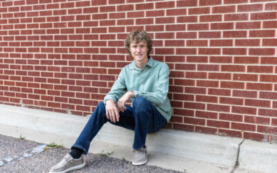 Parker’s high school senior photos at Red Rocks in Colorado