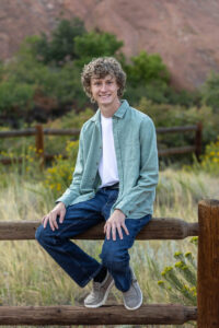 Littleton high school senior photographer Morrison Colorado Red Rocks photography class of 2026 golf golfer Mountain Vista Highlands Ranch
