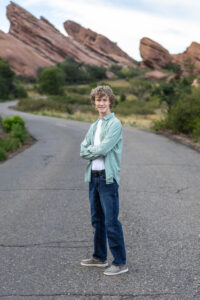 Littleton high school senior photographer Morrison Colorado Red Rocks photography class of 2026 golf golfer Mountain Vista Highlands Ranch
