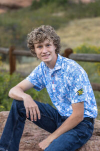 Littleton high school senior photographer Morrison Colorado Red Rocks photography class of 2026 golf golfer Mountain Vista Highlands Ranch