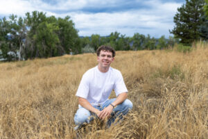 Littleton high school senior photographer Writer's Vista Park Colorado Jackass Hill sunset photography ThunderRidge Highlands Ranch mountain view