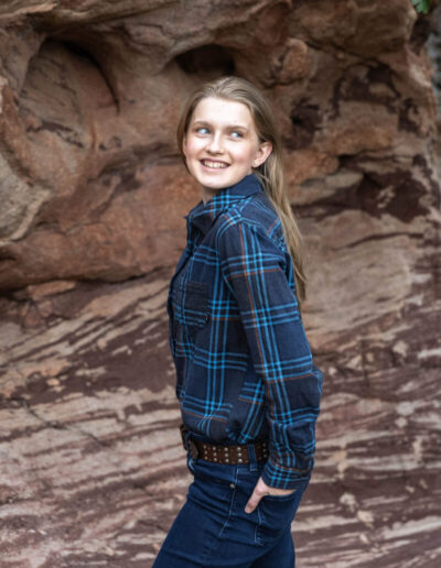 Littleton high school senior photographer Chatfield Colorado red rocks bassoon player class of 2026 photography