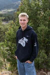 Littleton high school senior photographer bike rider mountain biker Colorado Chatfield photography Mt. Falcon west Harriman Lake son brother class of 2026 swim dive