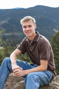 Littleton high school senior photographer bike rider mountain biker Colorado Chatfield photography Mt. Falcon west Harriman Lake son brother class of 2026 swim dive