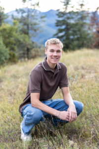 Littleton high school senior photographer bike rider mountain biker Colorado Chatfield photography Mt. Falcon west Harriman Lake son brother class of 2026 swim dive