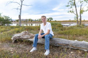 Littleton high school senior photographer bike rider mountain biker Colorado Chatfield photography Mt. Falcon west Harriman Lake son brother class of 2026 swim dive