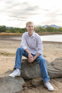 Littleton high school senior photographer Chatfield bike team mountain biker Colorado foothills class of 2026 Harriman Lake Lakewood photography teenager