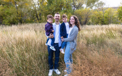 The {S} family of 4 at Hildebrand Ranch in Littleton, CO